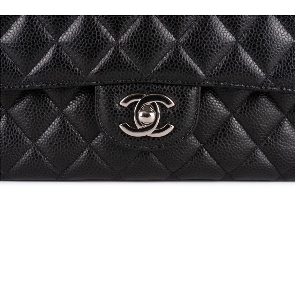 Chanel Medium Classic Flap with Silver Hardware- Used - Picture 12 of 13